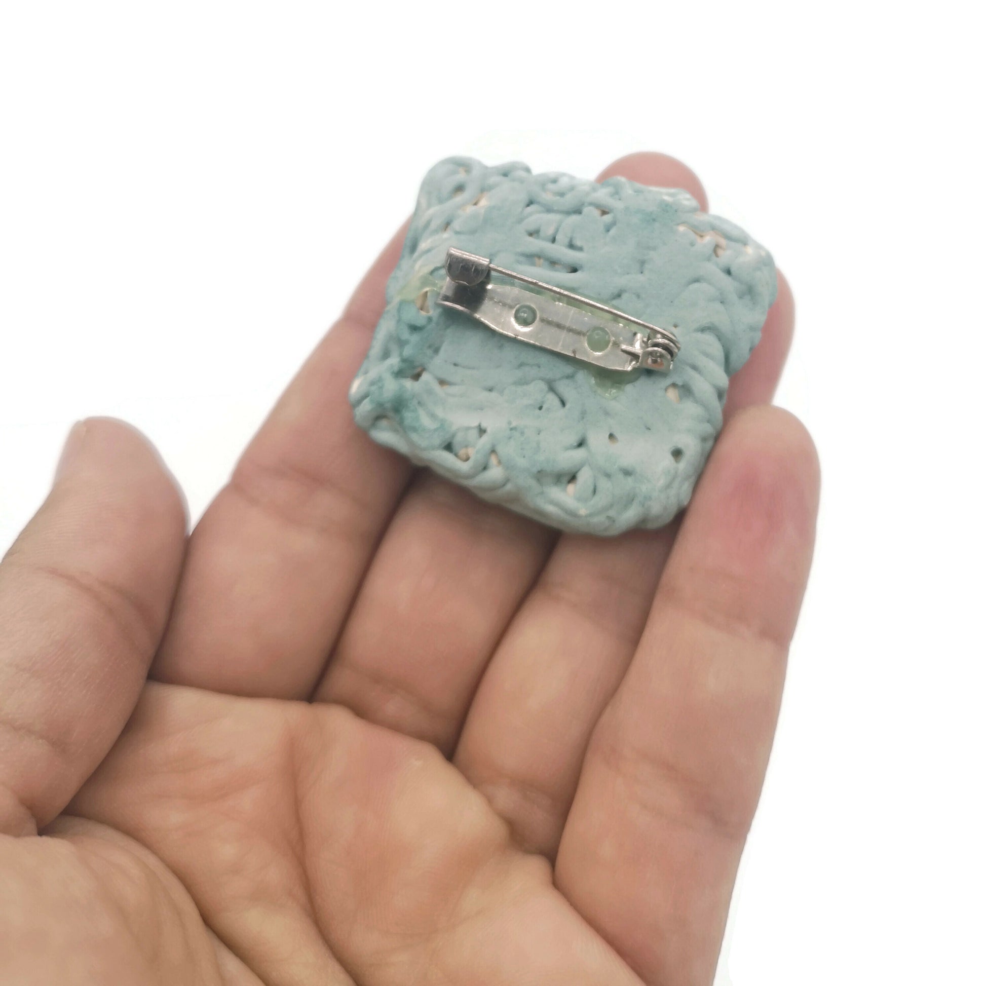 Sophisticated Brooch, Mothers Day Gift From Daughter, Handmade Brooch Gift, Best Gifts For Her, Mom Birthday Gift For Women - Ceramica Ana Rafael