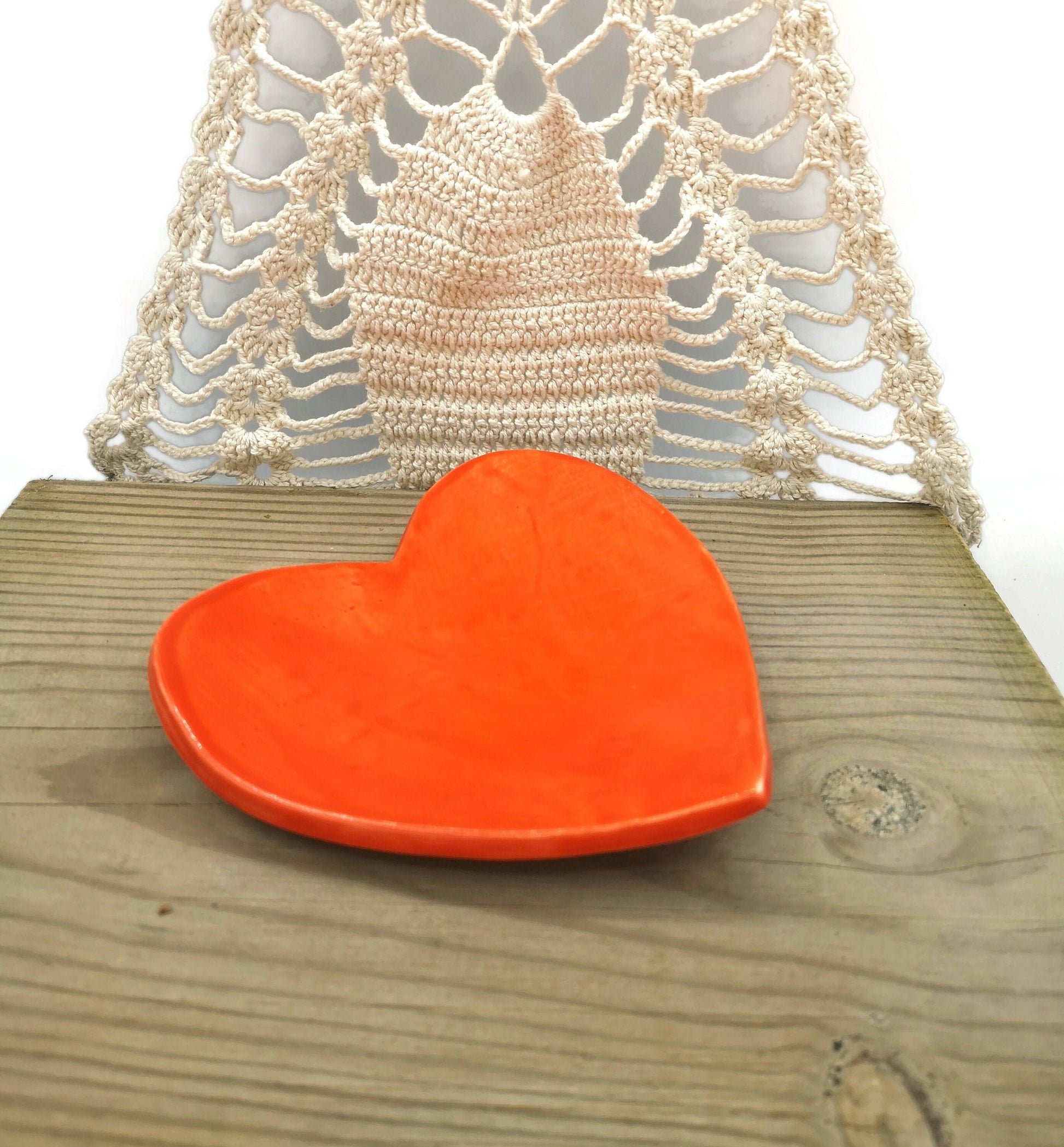 Ring Holder Dish, Key Dish, Ring Tray, Clay Trinket Dish, Long Distance Boyfriend Gift, 9 Years Wedding Anniversary Gift Wife - Ceramica Ana Rafael