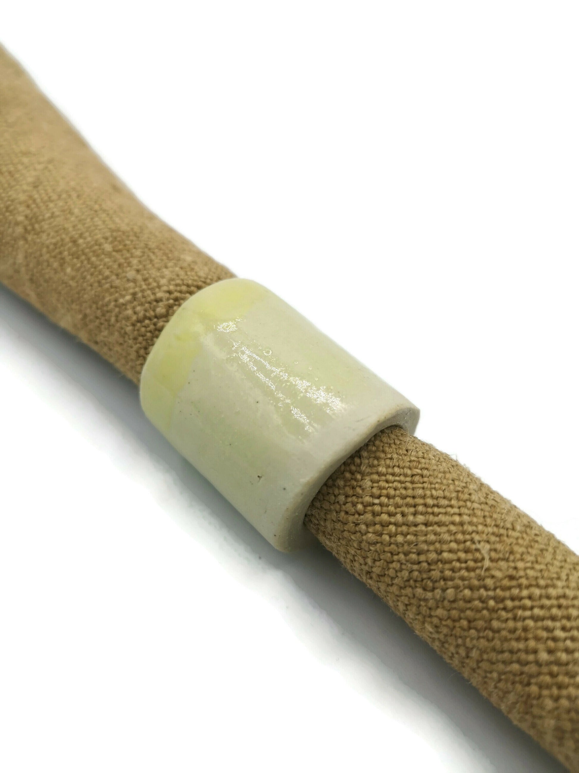 HOLIDAY NAPKIN RINGS, Summer Napkin Holder, Handmade Ceramic Fancy Set Of 4 Clay Napkin Holders, Custom Porcelain Napkin Personalized Rings - Ceramica Ana Rafael