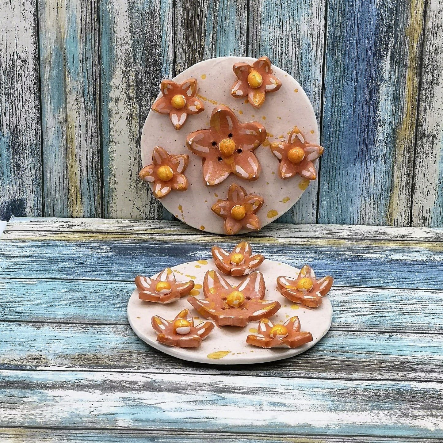 HANDMADE CERAMIC BUTTON Wall Decor For Craft Or Sewing Room Decor, Best Gifts For Her On Mothers Day - Ceramica Ana Rafael