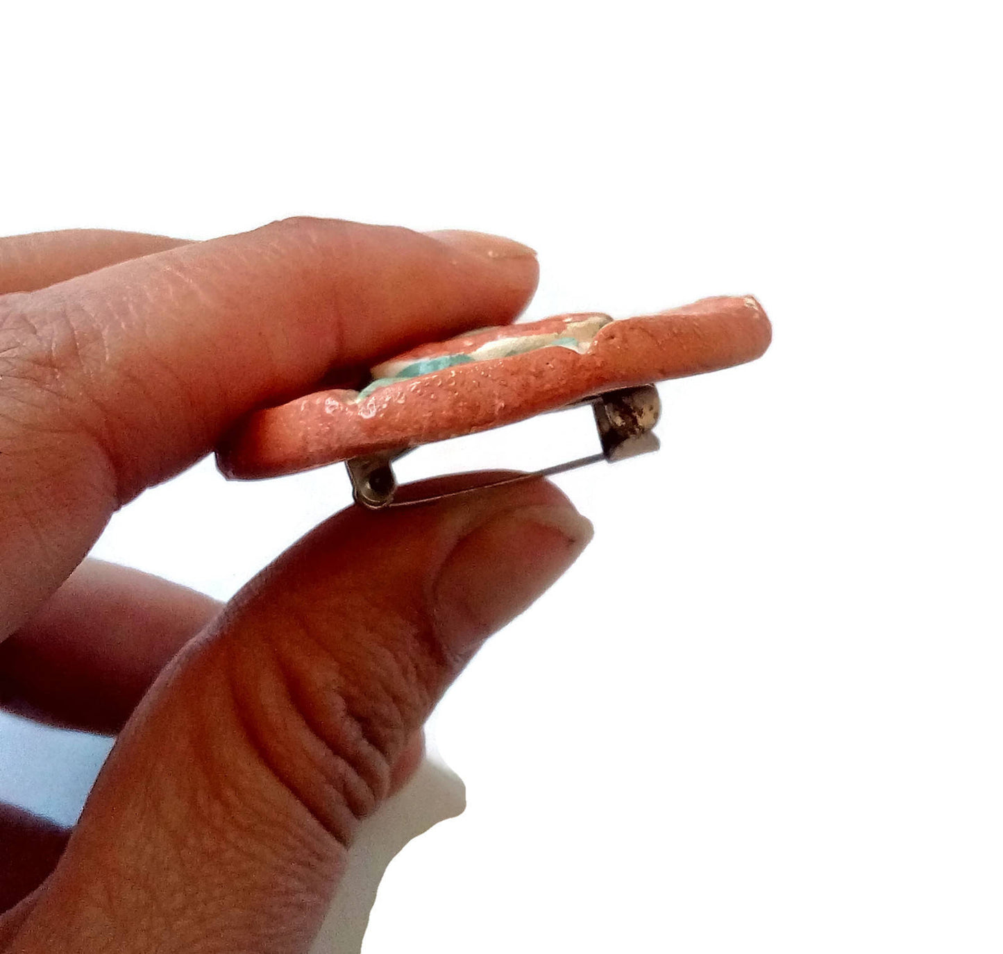 Star Brooch, Handmade Ceramic Celestial Brooches For Women, Mom Birthday Gift From Daughter, Clay Cameo Broach Pin, Grandma Christmas Gifs - Ceramica Ana Rafael