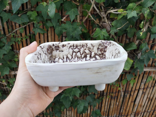 TRINKET BOWL, DECORATIVE Bowl With Feet, Handmade Elegant Tableware For Dining Room Decor, Key Bowl - Ceramica Ana Rafael