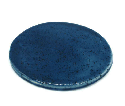BLUE COASTERS, CERAMIC Coasters For Drinks, Office Desk Accessories For Men, Dad Birthday Gift From Daughter, Housewarming Gift First Home - Ceramica Ana Rafael
