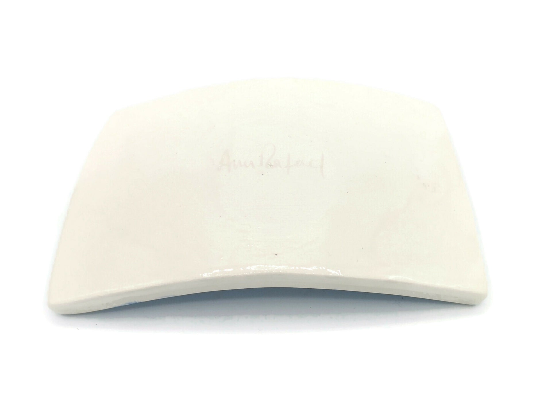 Handmade Ceramic Soap Dish 12cm/4.7in, Soap Bar Holder, Eco Friendly Bathroom Accessories, Zero Waste Clay Tray With Drain - Ceramica Ana Rafael