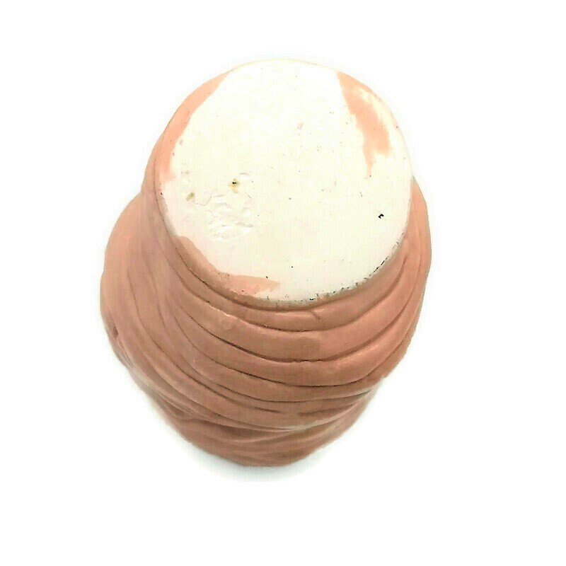 Handmade Ceramic Sculptural Flower Vase, Housewarming Gift New Home Pink Farmhouse Decor, Tall Boho Vase Unique Wedding Gift For Couple - Ceramica Ana Rafael