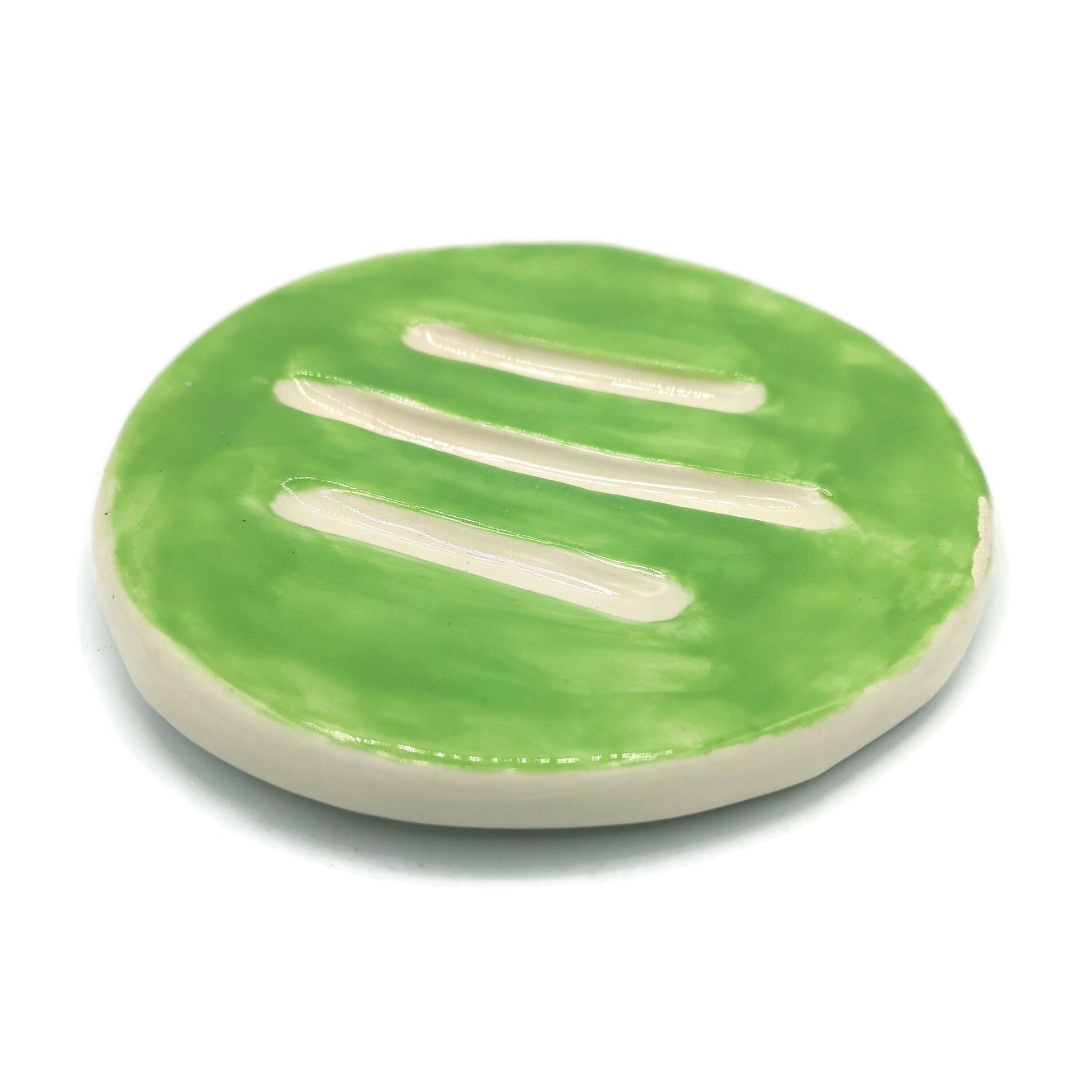 SOAP DISH TRAY, Ceramic Soap Dish Soap Holder, Eco Friendly Bathroom Accessories, Zero waste Clay Soap Dish Drain Tray, Soap Bar Holder - Ceramica Ana Rafael