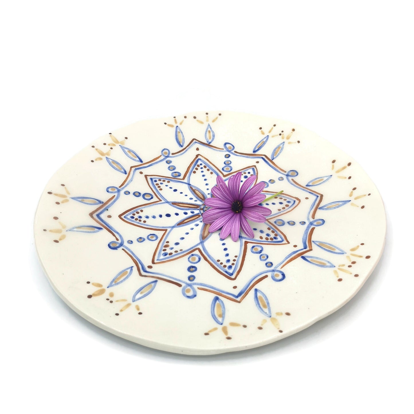 Large Ceramic Plates, Portuguese Pottery Plate, Mothers day gift From Daughter, Best Gifts For Her, Mom Birthday Gift For Women - Ceramica Ana Rafael