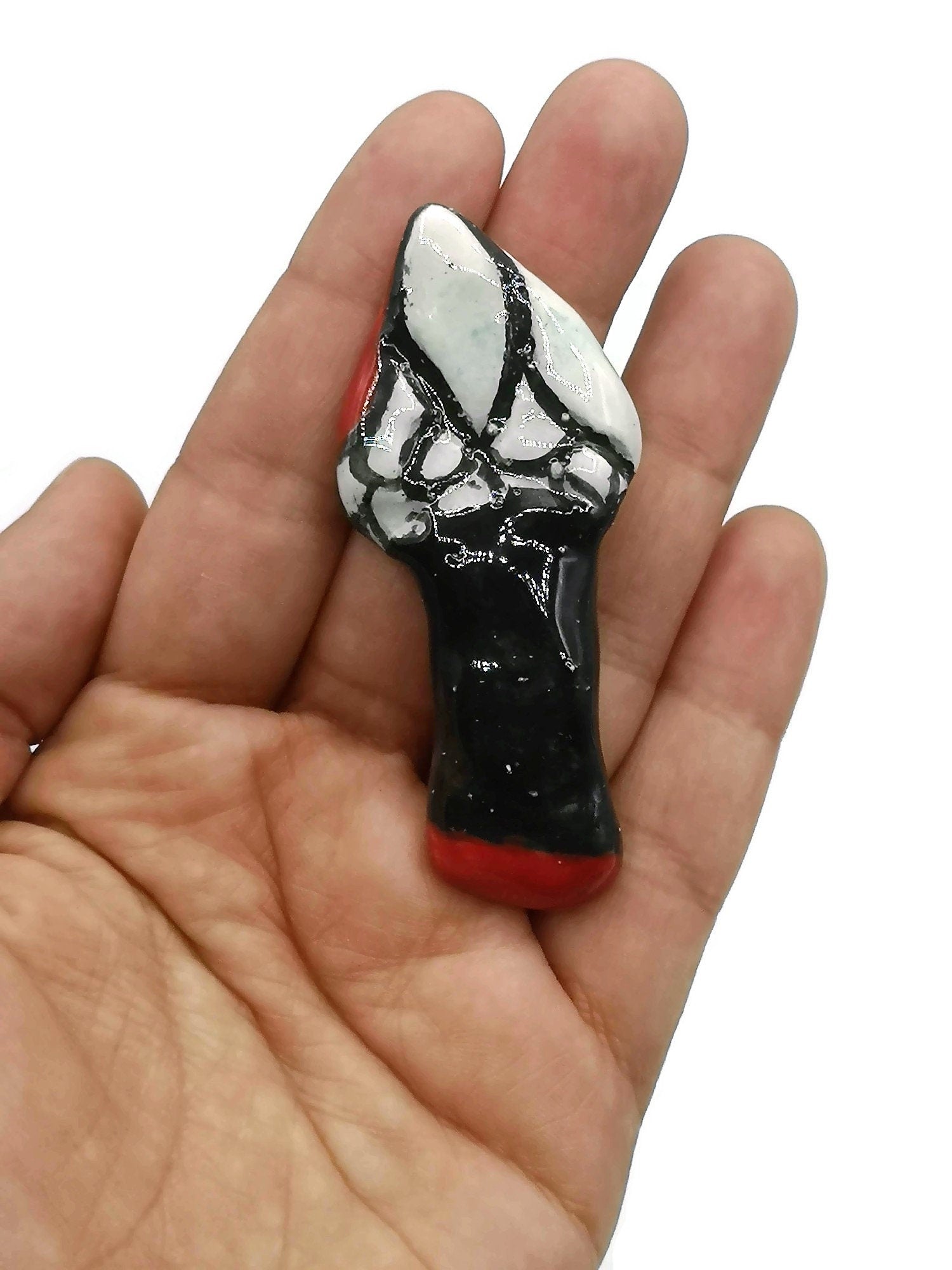 Handmade Ceramic Goose Neck Barnacle Magnet, Refrigerator Magnet, Beach Fridge Magnet For Decoration, Housewarming Gift Portuguese Souvenirs - Ceramica Ana Rafael