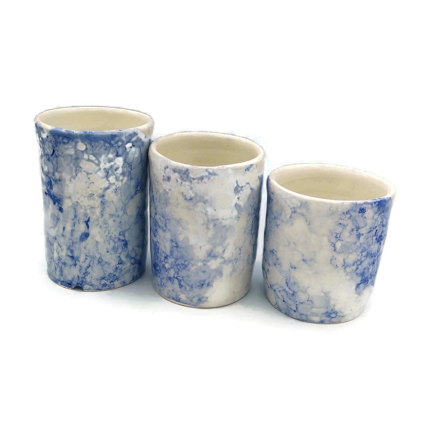 TOOTHBRUSH HOLDER, CERAMIC Tumbler, Utensil Holder, Desk Organizer For Pencil And Pen, Toothbrush Cup - Ceramica Ana Rafael