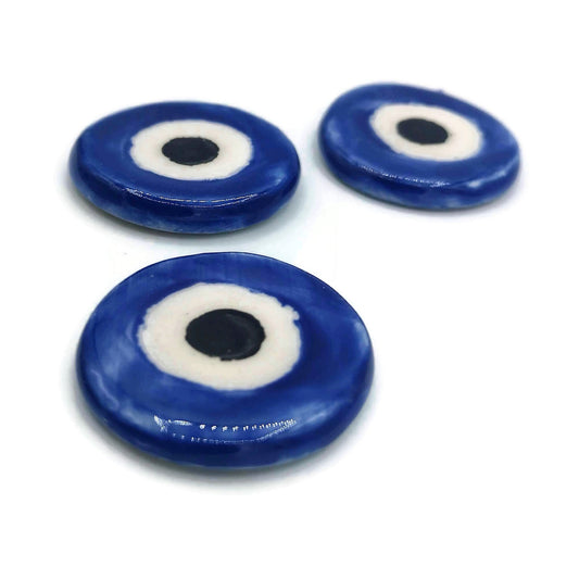 Small Brooch, Eye Brooch, Mothers Day Gift, Evil Eye Talisman Brooches For Women, Mom Birthday Gift From Daughter, Stocking Stuffers - Ceramica Ana Rafael