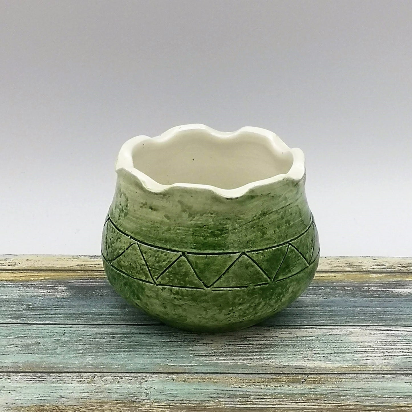 handmade ceramic planter, succulent pots, office desk accessories for women, 9th anniversary gift for wife, housewarming gift first home - Ceramica Ana Rafael