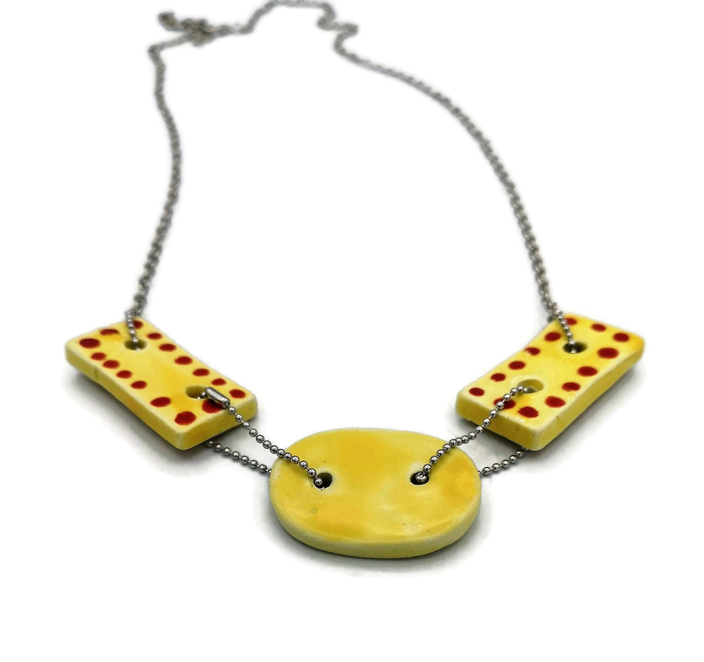 Satement Necklace Pendant Necklace, Trendy Boho Best Gifts For Her, Bohemian Aesthetic Necklace For Mom Birthday Gift From Daughter - Ceramica Ana Rafael