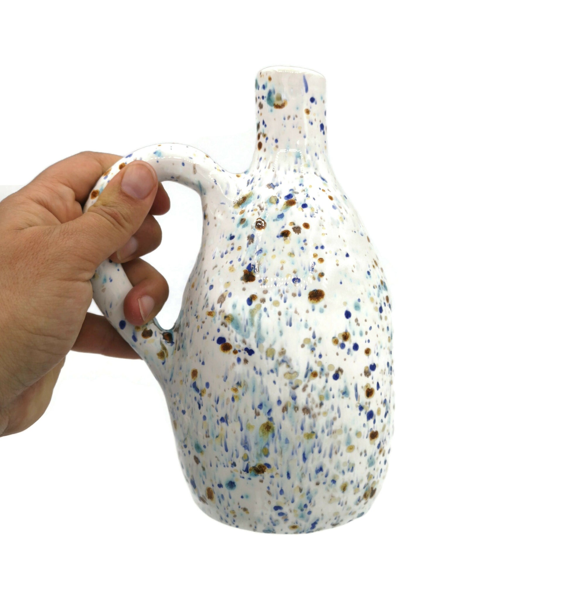 Decorative Bottles, Handmade Ceramic Jar, Mothers Day Gift For Grandma, Best Sellers Ceramic Vase Farmhouse Decor Women Best Gifts For Her - Ceramica Ana Rafael