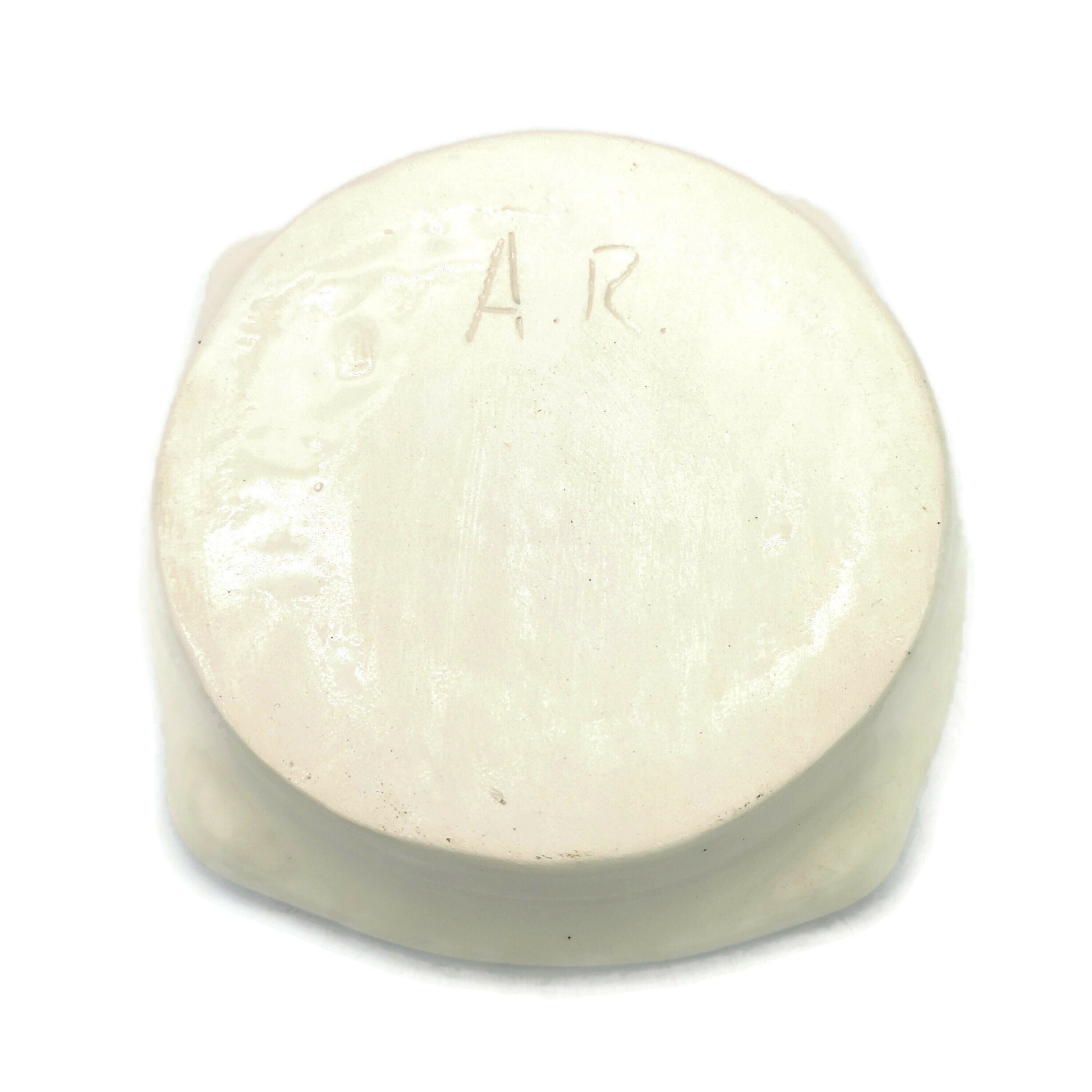 Handmade Ceramic Decorative Ashtray, Modern Hand Painted Cigar Ash Tray, Cool Unique Pottery Bowl - Ceramica Ana Rafael