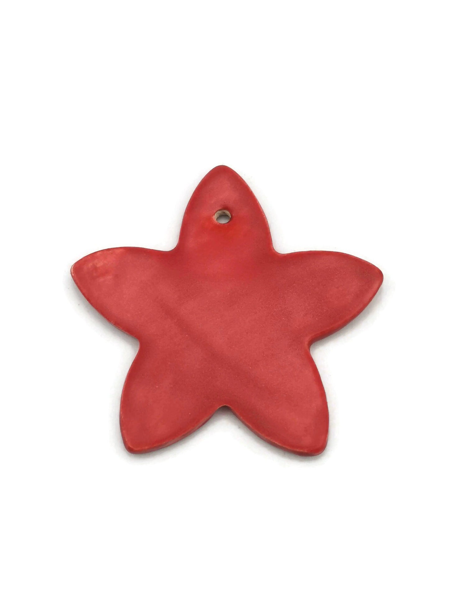 1Pc Handmade Ceramic Star Gift Tags All Occasion, Clay Christmas Ornaments Reusable, Holiday Artisan Celestial Home Decor, Party Favors - Ceramica Ana Rafael