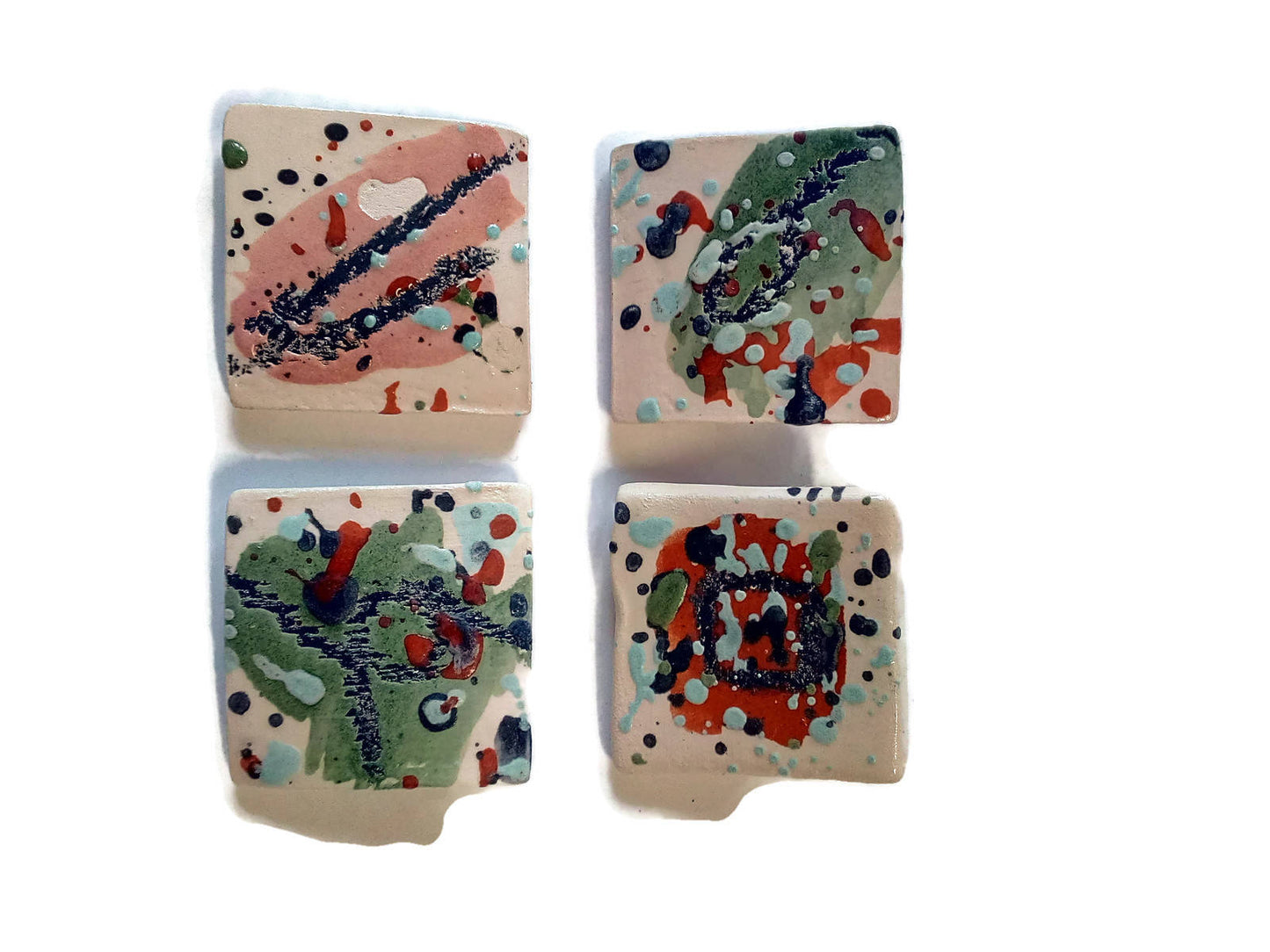 Small Abstract Ceramic Brooch For Women, Scarf Brooch, Mothers Day Gift Idea - Ceramica Ana Rafael