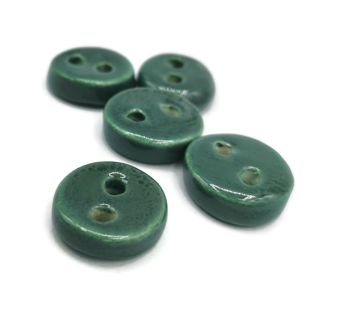 Coat Buttons, 5 Pcs Sewing Buttons Antique Look, Handmade Ceramic Beads For Jewelry Making, Sewing Supplies And Notions, Best Gifts For Her - Ceramica Ana Rafael