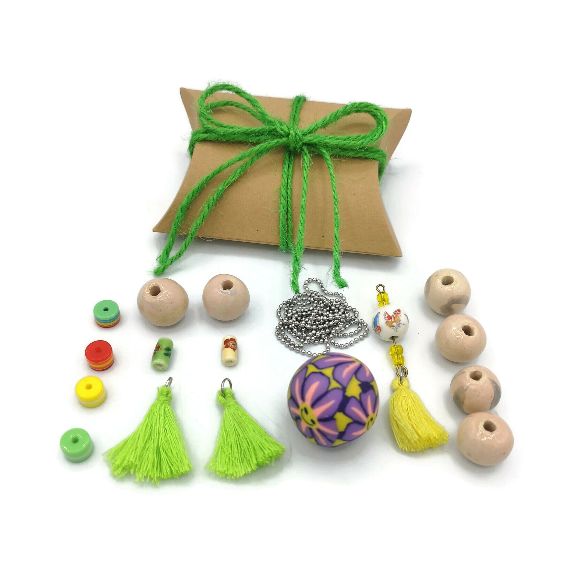 Craft Kits For Teens Necklace Making Kit, Jewelry Starter Kit, Make Your Own DIY Kit, Teenage Girl Gifts - Ceramica Ana Rafael