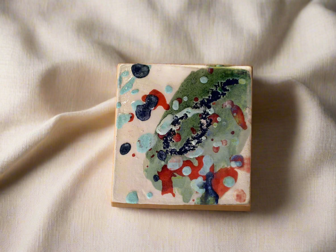 Abstract Ceramic Brooch | Brooches for Women and Men | Handcrafted Gift Idea