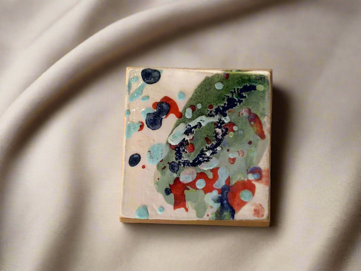 Abstract Ceramic Brooch | Brooches for Women and Men | Handcrafted Gift Idea