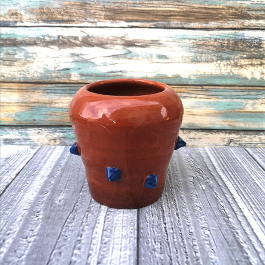 terracotta pot for succulent, modern ceramic vase handmade pottery, Best Gifts For Him, Mom Birthday Gift From Daughter Small Utensil Holder - Ceramica Ana Rafael