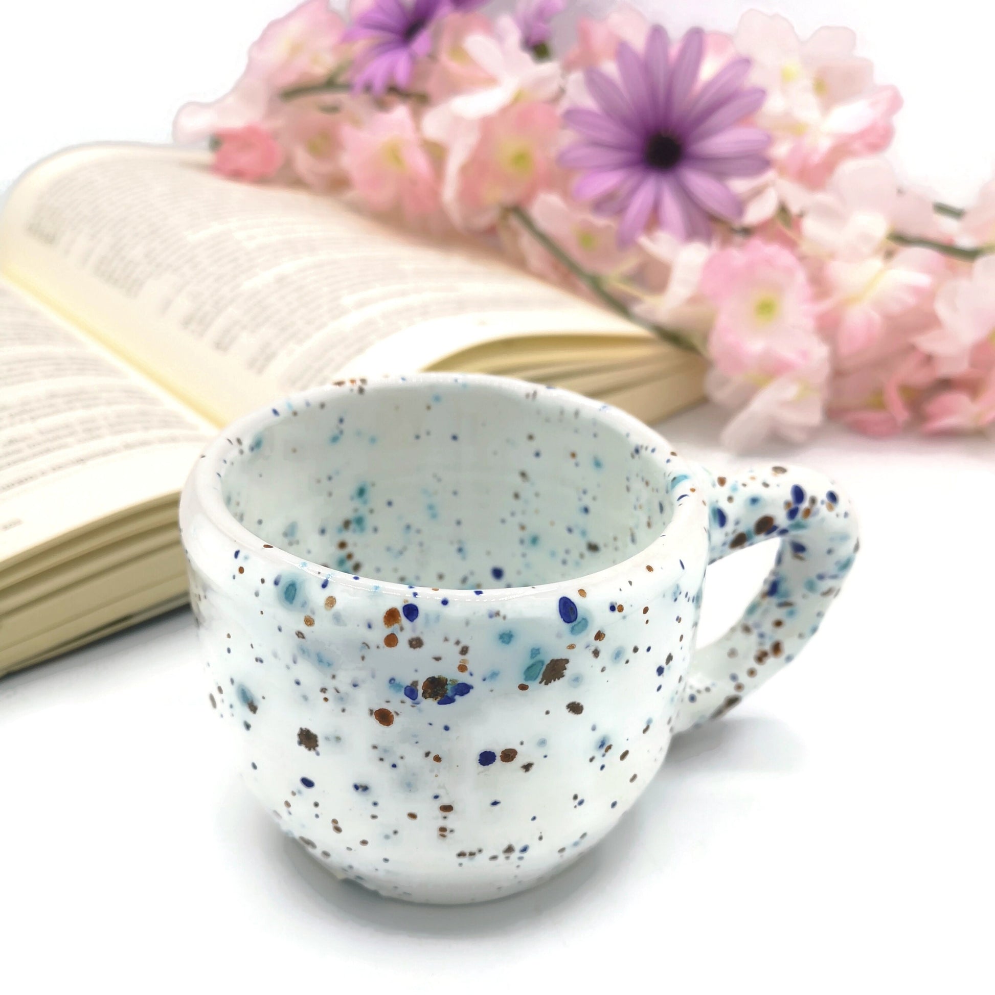 Confetti Mug, Large Coffee Mug, Best gifts For Him, Handmade Ceramic Mug, Mom Birthday Gift For Women, Dad Birthday Gift - Ceramica Ana Rafael