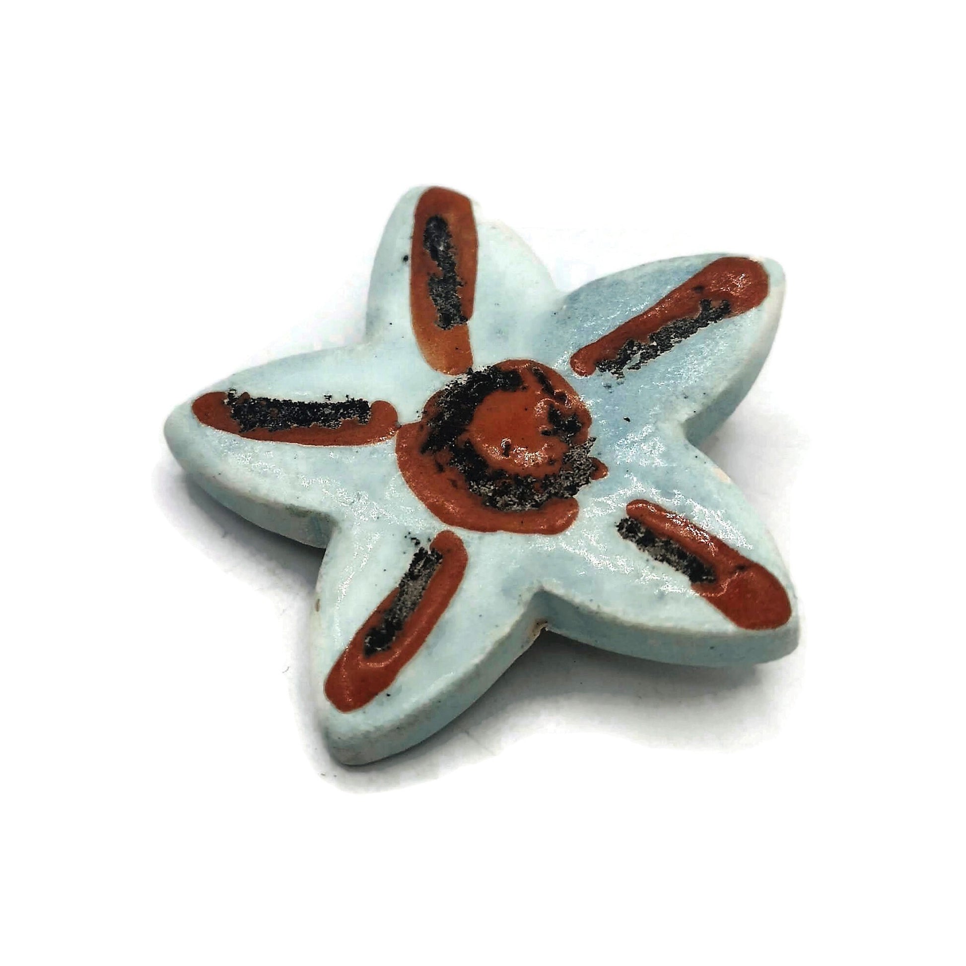 Star Brooch, Celestial Brooch, Ceramic Jewelry Mothers Day Gift For Grandma, Broach Pin Mom Birthday Gift From Daughter - Ceramica Ana Rafael