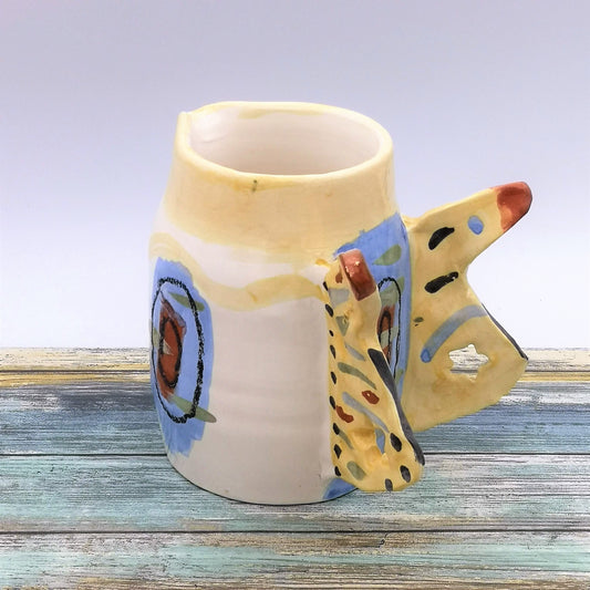 HAND PAINTED PITCHER, Ceramic Vase, Mothers Day Gift From Daughter, Handmade Pottery Vase, Ceramic Water Pitcher, Best Sellers Host Gift - Ceramica Ana Rafael