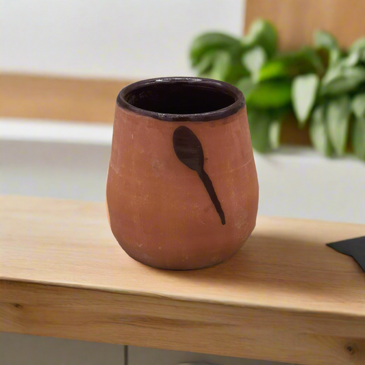 KERAMIK-UTENSILIENHALTER, Einweihungsgeschenke, moderne Terrakotta-Keramik, große Utensilien-Küchenhalter-Vase, individueller Utensilien-Organizer