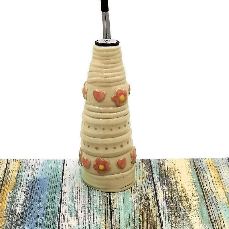 OLIVE OIL DISPENSER, Cooking Gift, Stoneware Olive Oil Cruet, Handmade Pottery Decorative Bottles, Mothers Day Gift From Daughter - Ceramica Ana Rafael