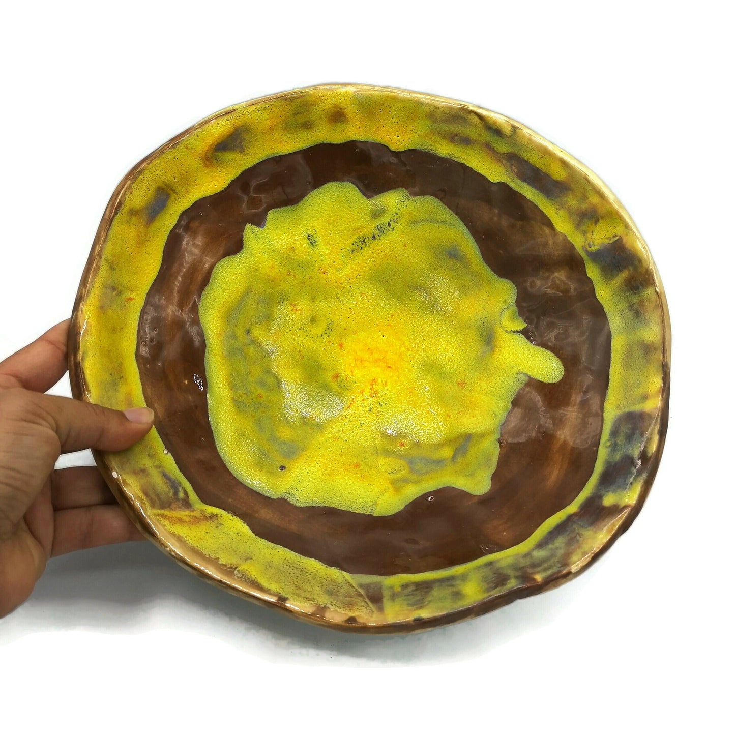 Large Fruit Bowl, Handmade Ceramic Decorative Bowl, Mothers Day Gift From Daughter, Housewarming Gift First Home - Ceramica Ana Rafael