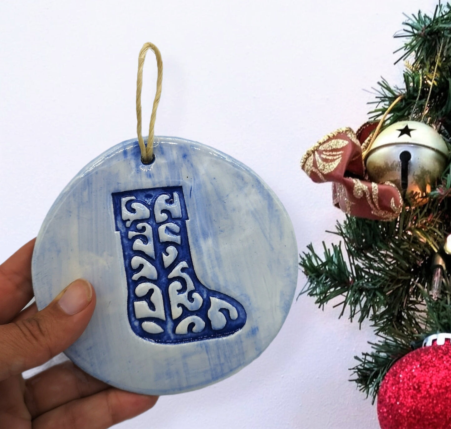 Christmas Ornaments, Ceramic Wall Hanging, Housewarming Gift First Home, Christmas Gift For Mom, Trending now, Secret Sister - Ceramica Ana Rafael