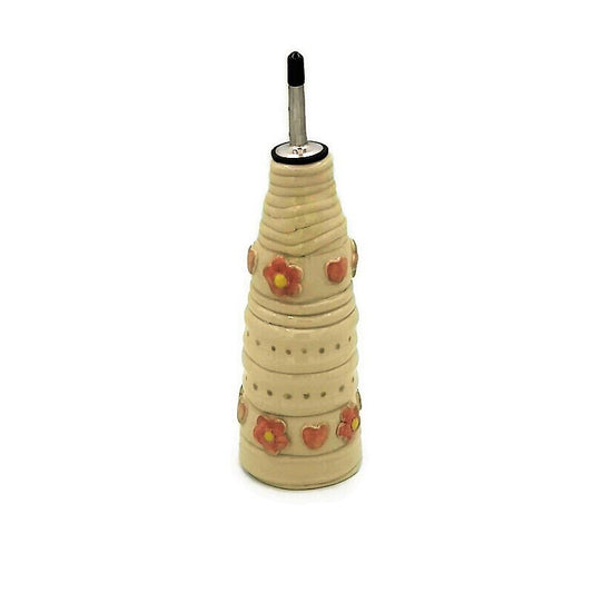 OLIVE OIL DISPENSER, Cooking Gift, Stoneware Olive Oil Cruet, Handmade Pottery Decorative Bottles, Mothers Day Gift From Daughter - Ceramica Ana Rafael