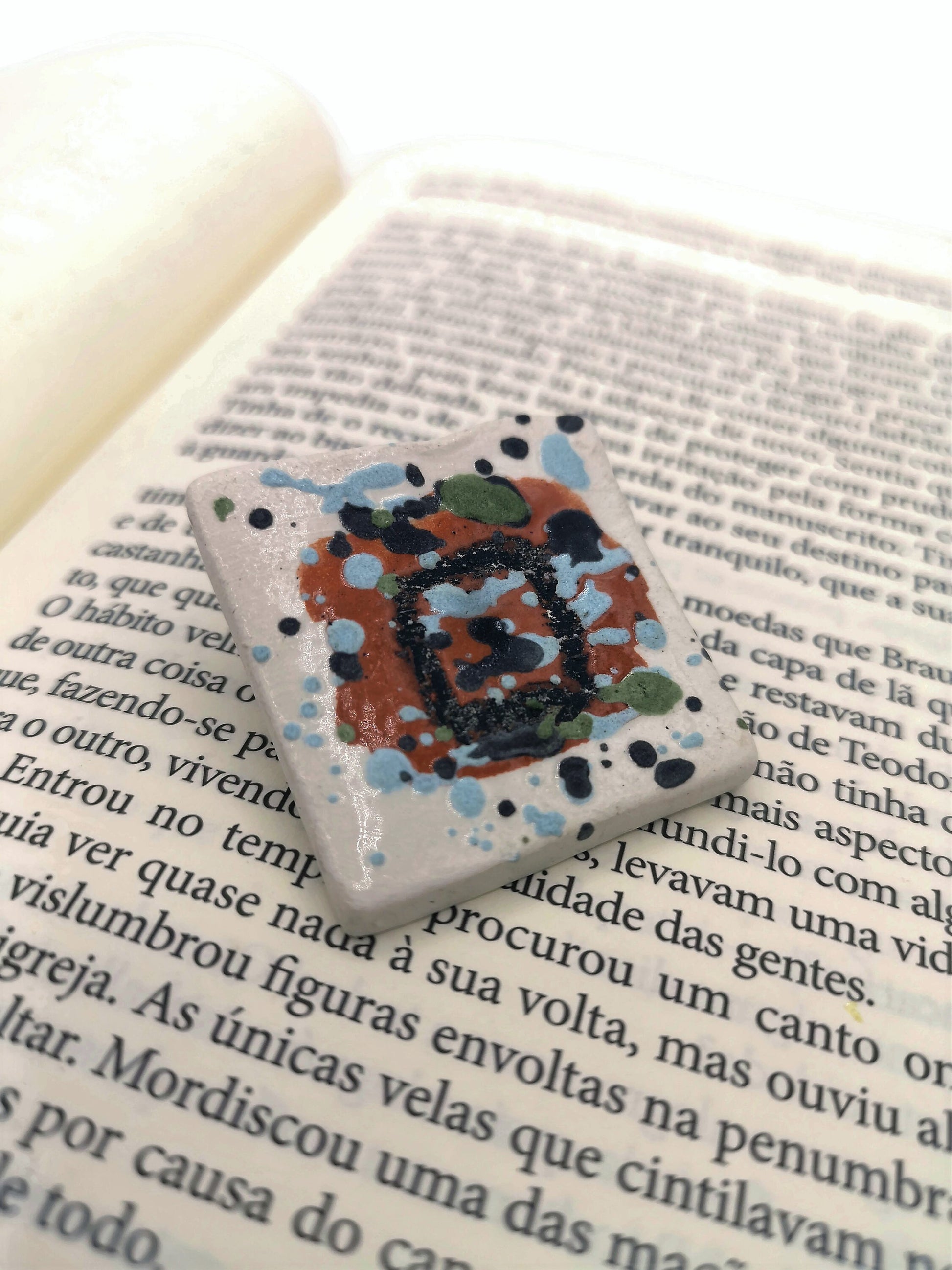 Hand Painted Brooch Pin, Fathers Day Gift For Boyfriend, Best Gifts For Him Trending Now, Best Sellers 9th Anniversary Gift For Husband - Ceramica Ana Rafael