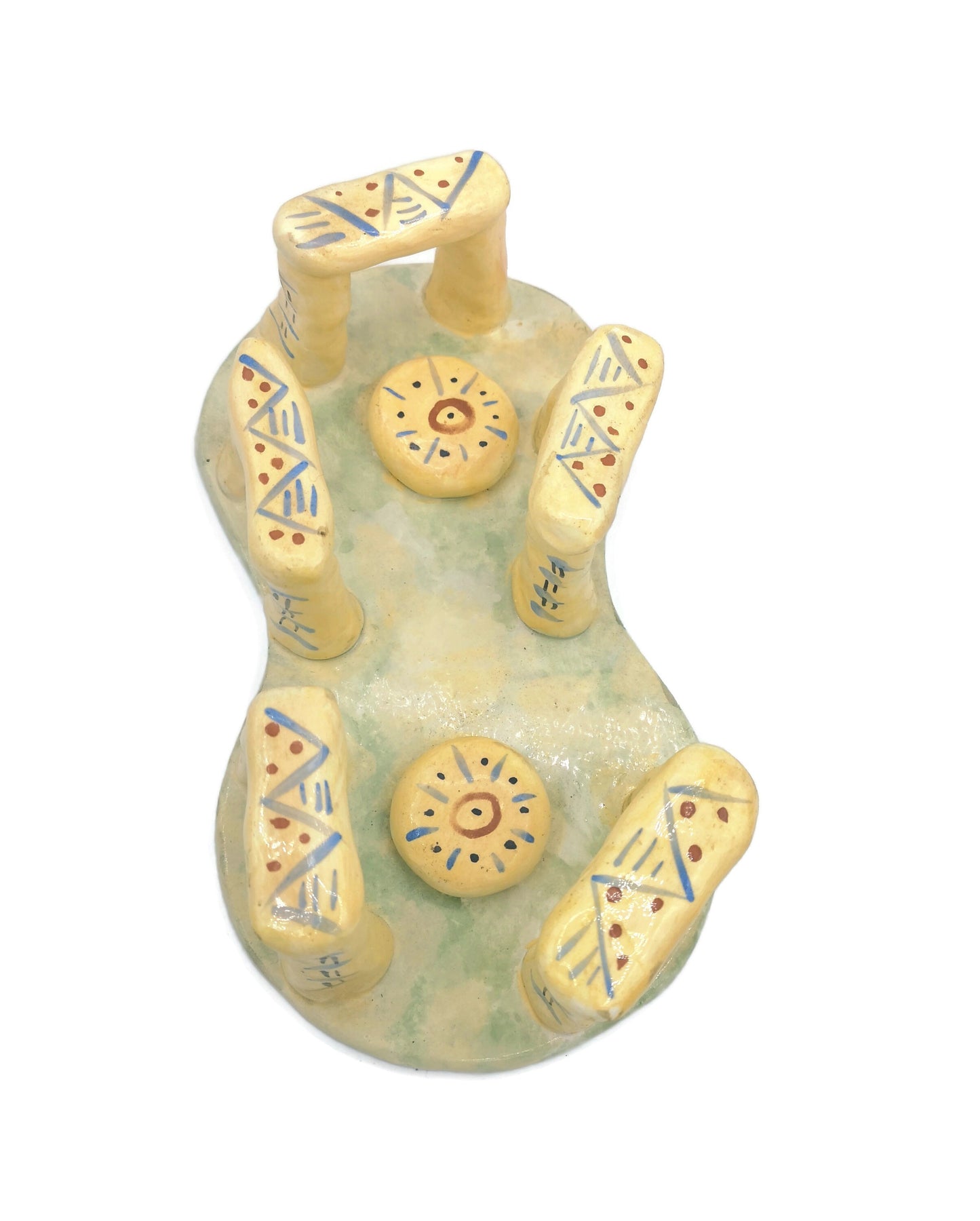 Handmade Ceramic Sculpture Inspired by Megalithic Monuments | Unique Home Decor | Gift for Creative People - Ceramica Ana Rafael