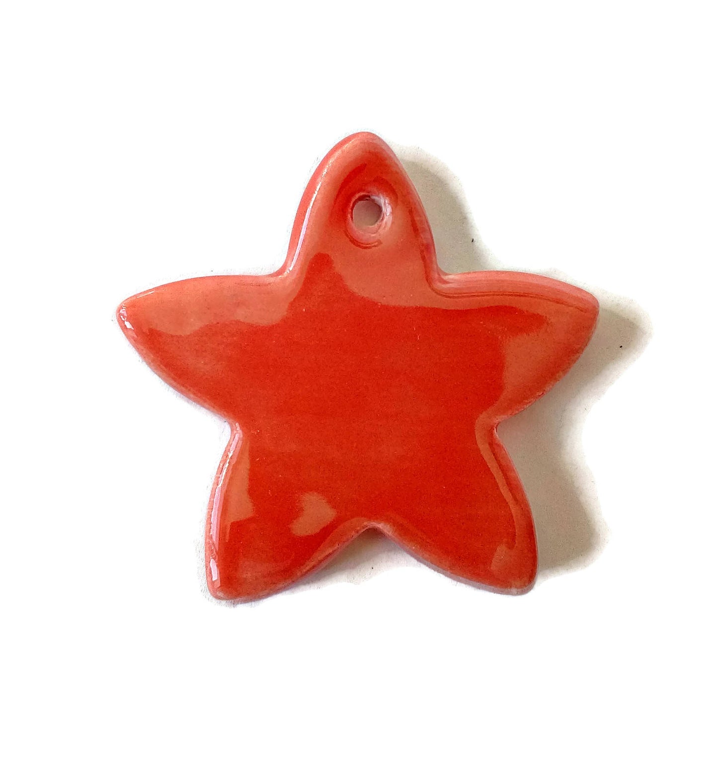 CUTE CLAY CHARM, Decorative Necklace Pendant, Handmade Star Shape Pendant For Jewelry Unique Gift For Mom - Ceramica Ana Rafael