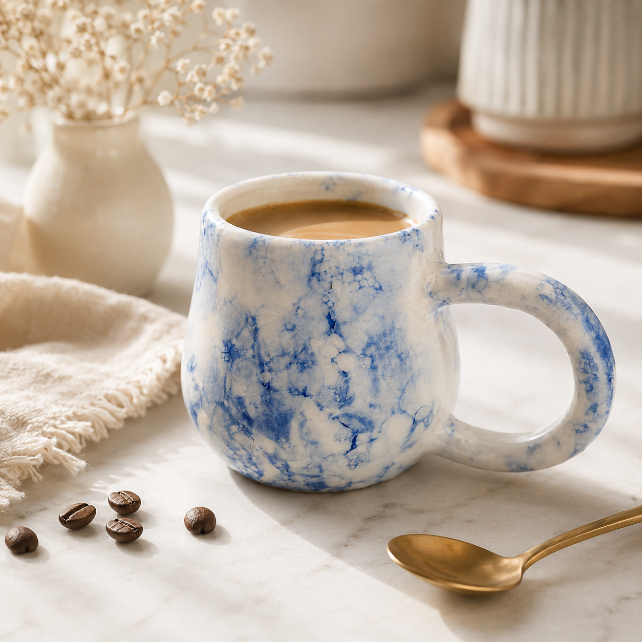 TAZA DE CAFÉ NOVEDAD, Taza de café reutilizable, Taza de cerámica hecha a mano, Taza de café moderna, Regalo de amantes del café para él, Taza de cerámica