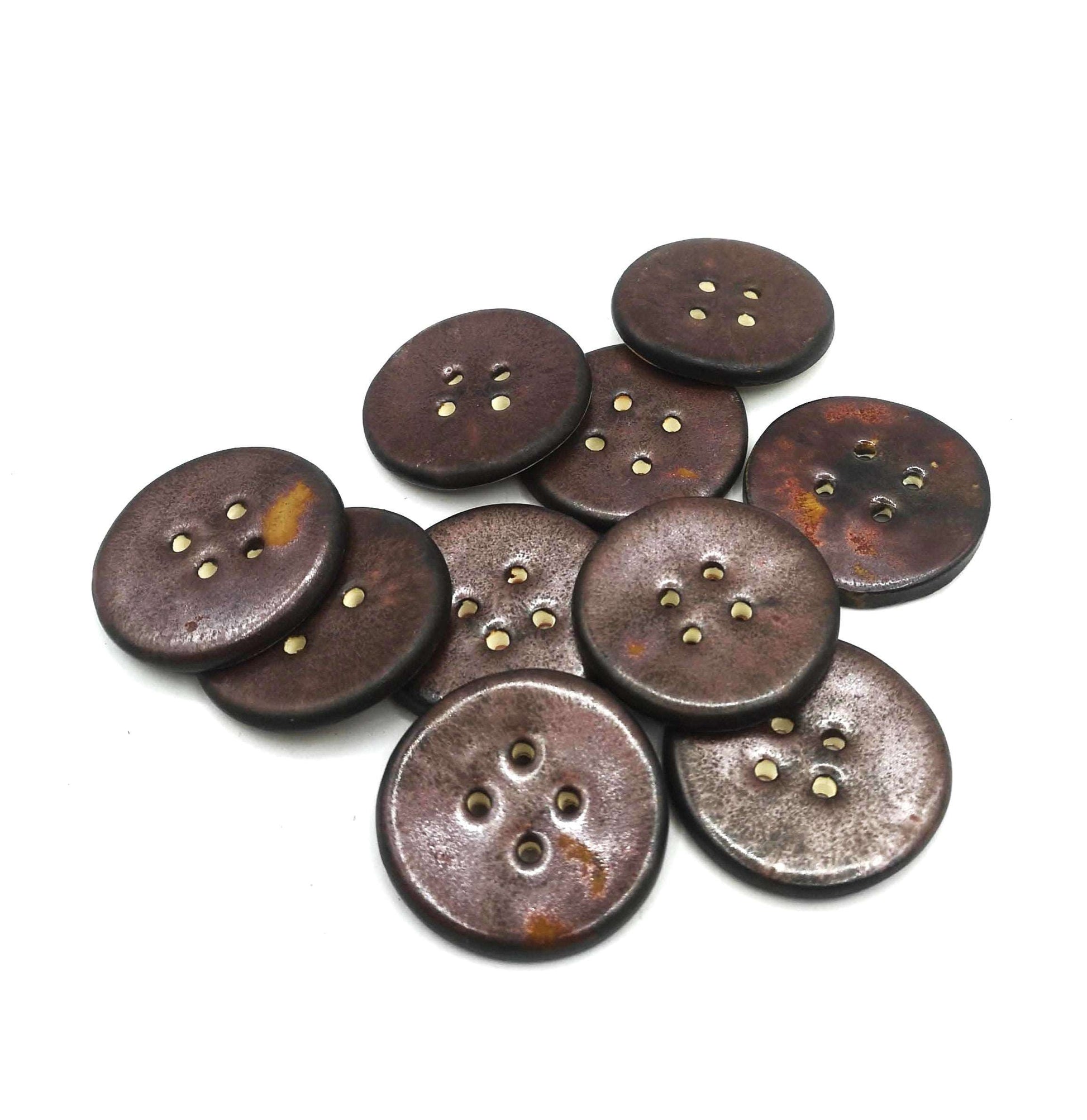 extra large buttons hippie, ceramic buttons for sewing, decorative buttons for purses, novelty buttons for jacket, best sellers 2023 - Ceramica Ana Rafael