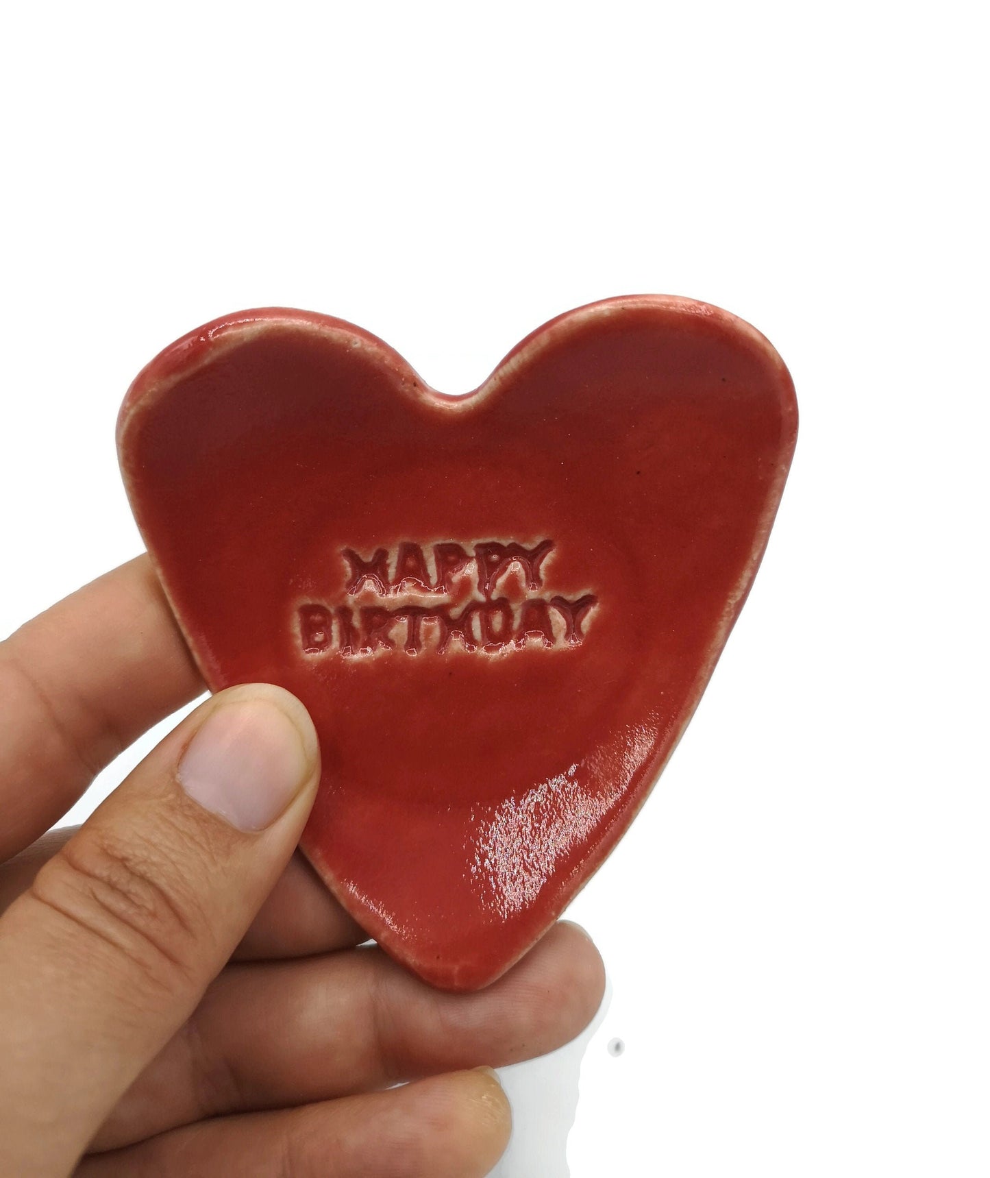 Handmade Ceramic Ring Dish Heart Shaped, Mom Birthday gift From Daughter, Best Sellers Happy Birthday Gift For Boyfriend, Relish Dish - Ceramica Ana Rafael