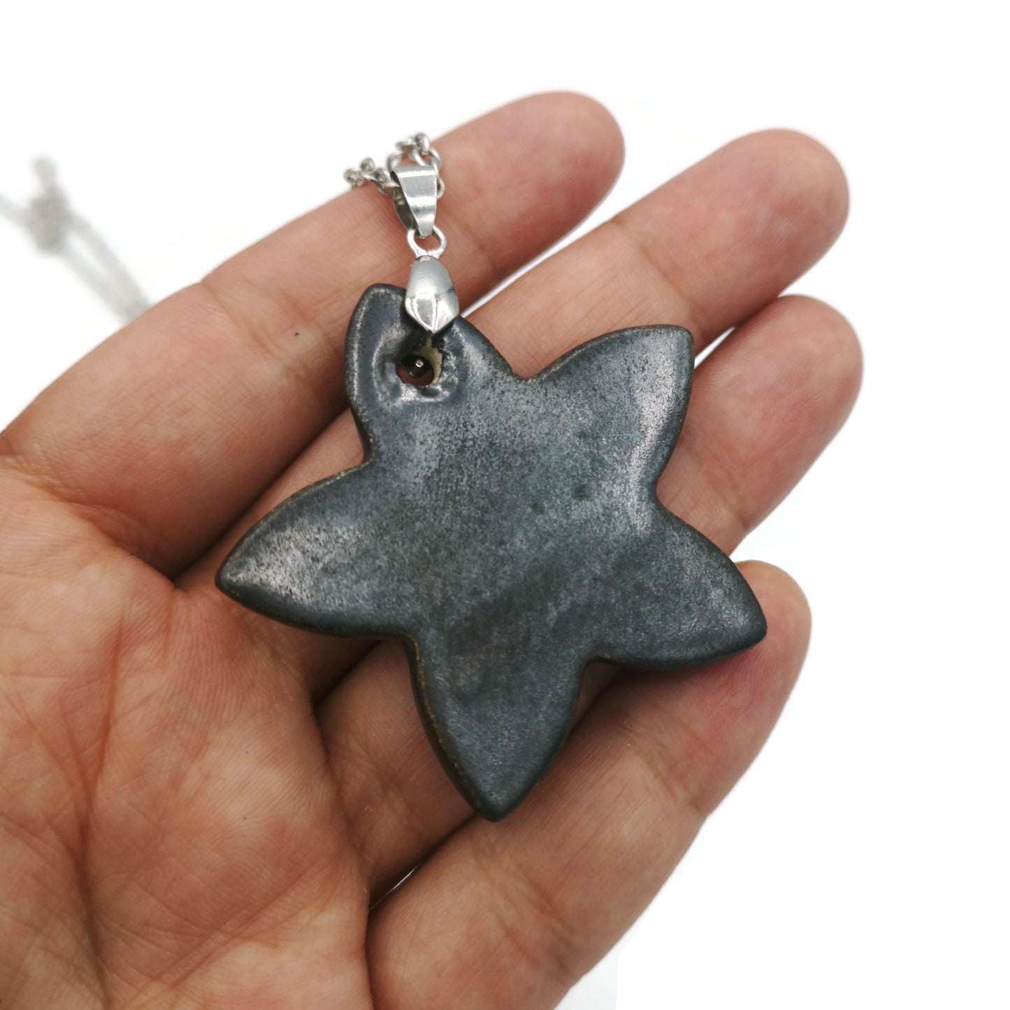 Goth Choker, Celestial Star Choker Custom Necklace Best Gifts For Her, Pendant Necklace For Men, Statement Necklace Mom Birthday Gift, - Ceramica Ana Rafael