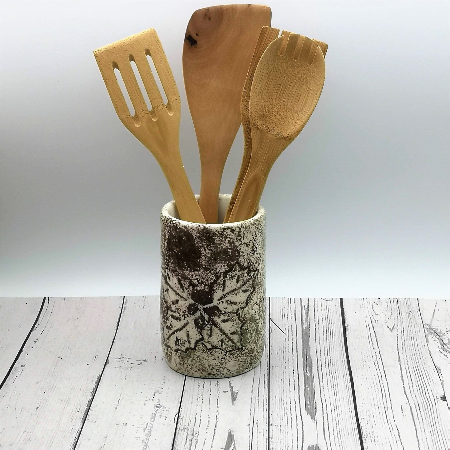 Large Utensil Holder For Kitchen Organization, Housewarming Gift First Home Trending Now, Handmade Ceramic Vase, Mom Birthday Gift - Ceramica Ana Rafael