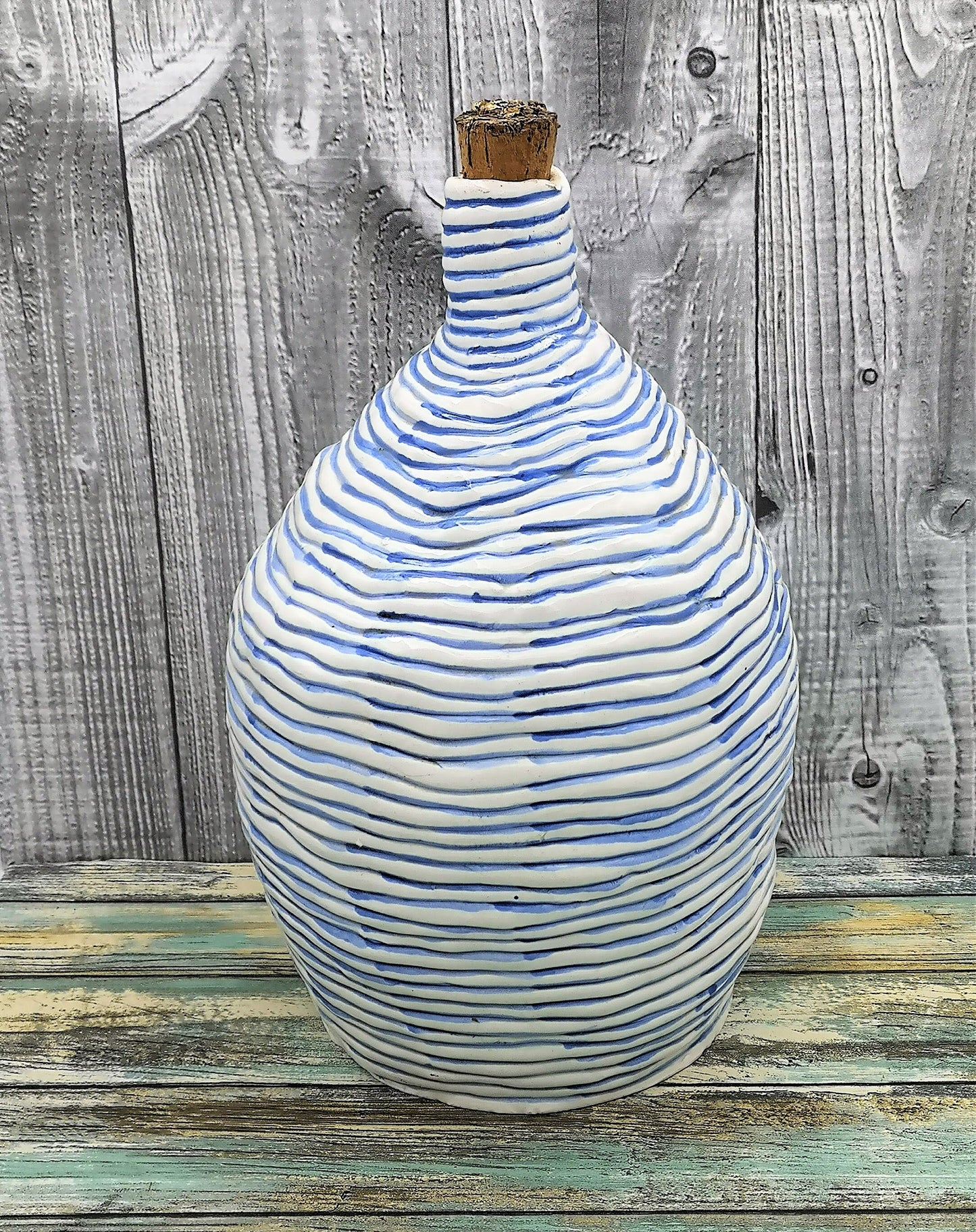 Large Floor Vase, Tall Vase, Pottery Home Gifts For New House, Sculptural Bud Vase, Best Gifts For Him, Handmade Vase Textured - Ceramica Ana Rafael