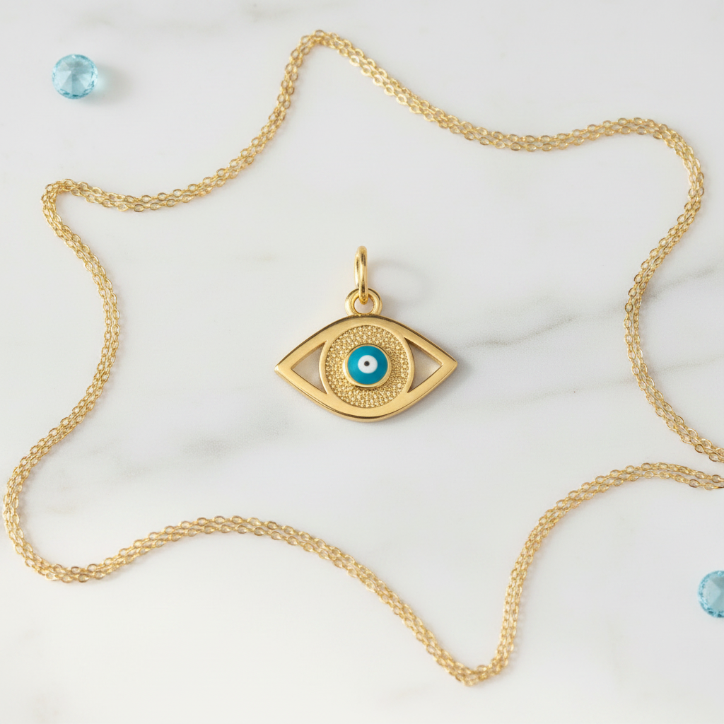 Etsy Hero v2 – Evil Eye Gold Pendant