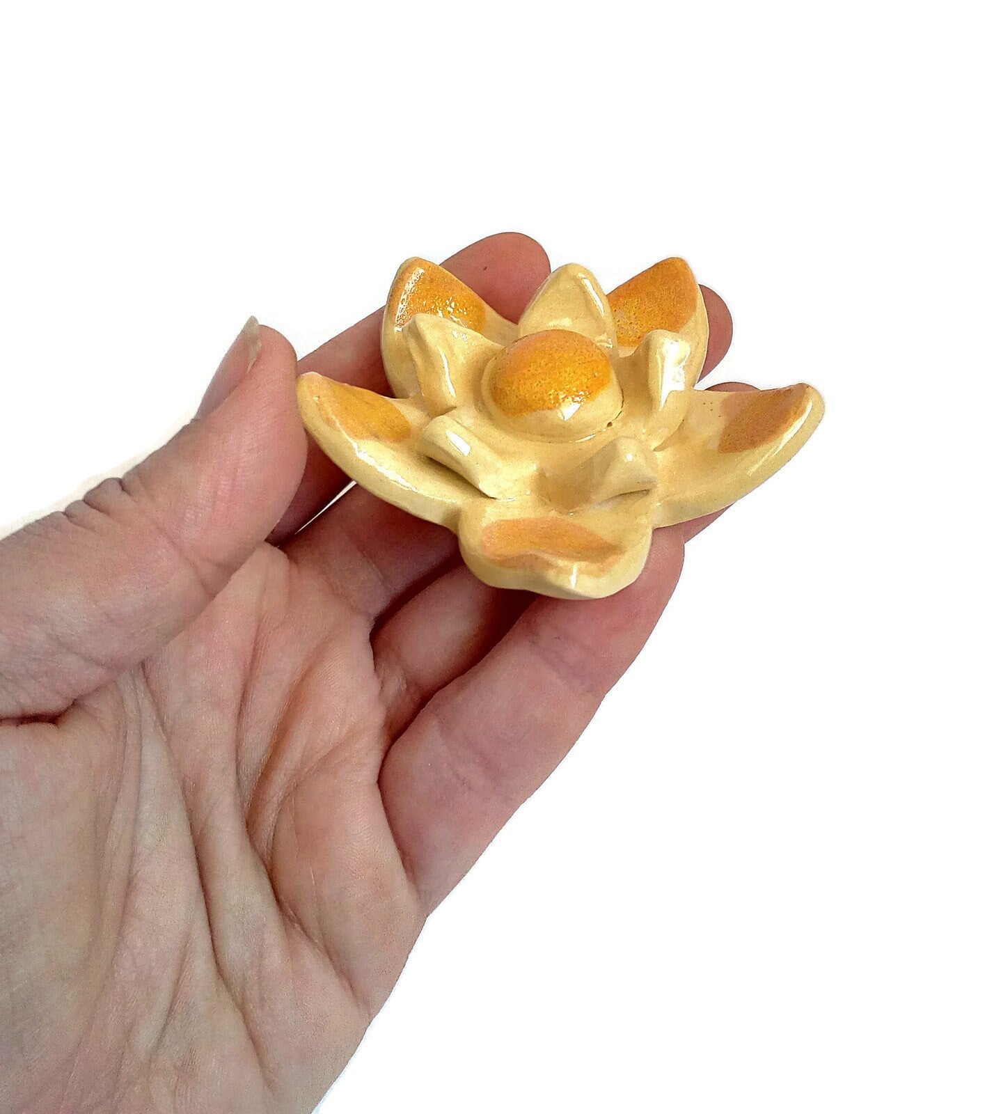 CLAY FLOWER CHARMS, Statement Jewelry Making Ceramic Components, Unique Gifts For Mom - Ceramica Ana Rafael