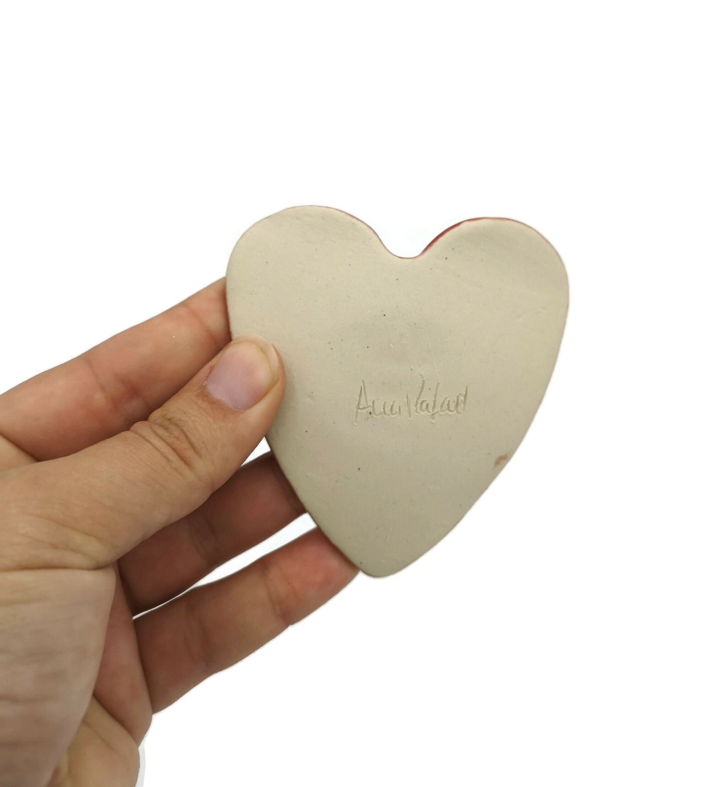 Handmade Ceramic Ring Dish Heart Shaped, Mom Birthday gift From Daughter, Best Sellers Happy Birthday Gift For Boyfriend, Relish Dish - Ceramica Ana Rafael