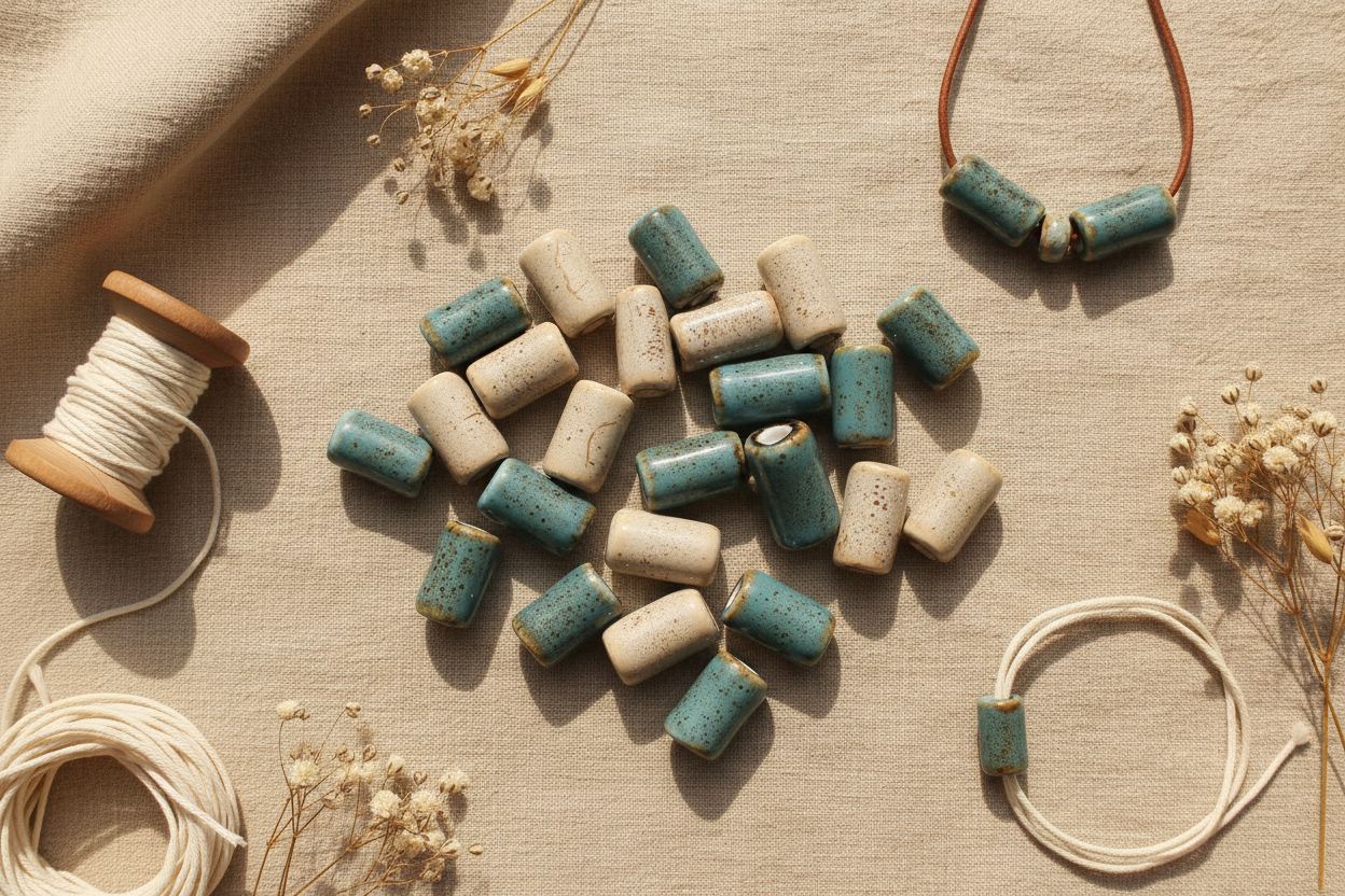Hero Etsy - Ceramic Tube Beads