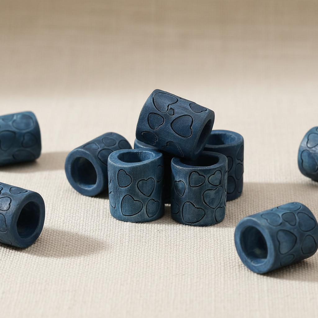 Hero Image – Ceramic Tube Beads with accurate colors