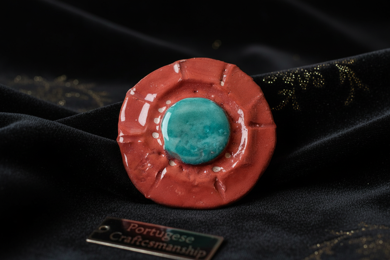 Hero Photo - Ceramic Cameo Brooch