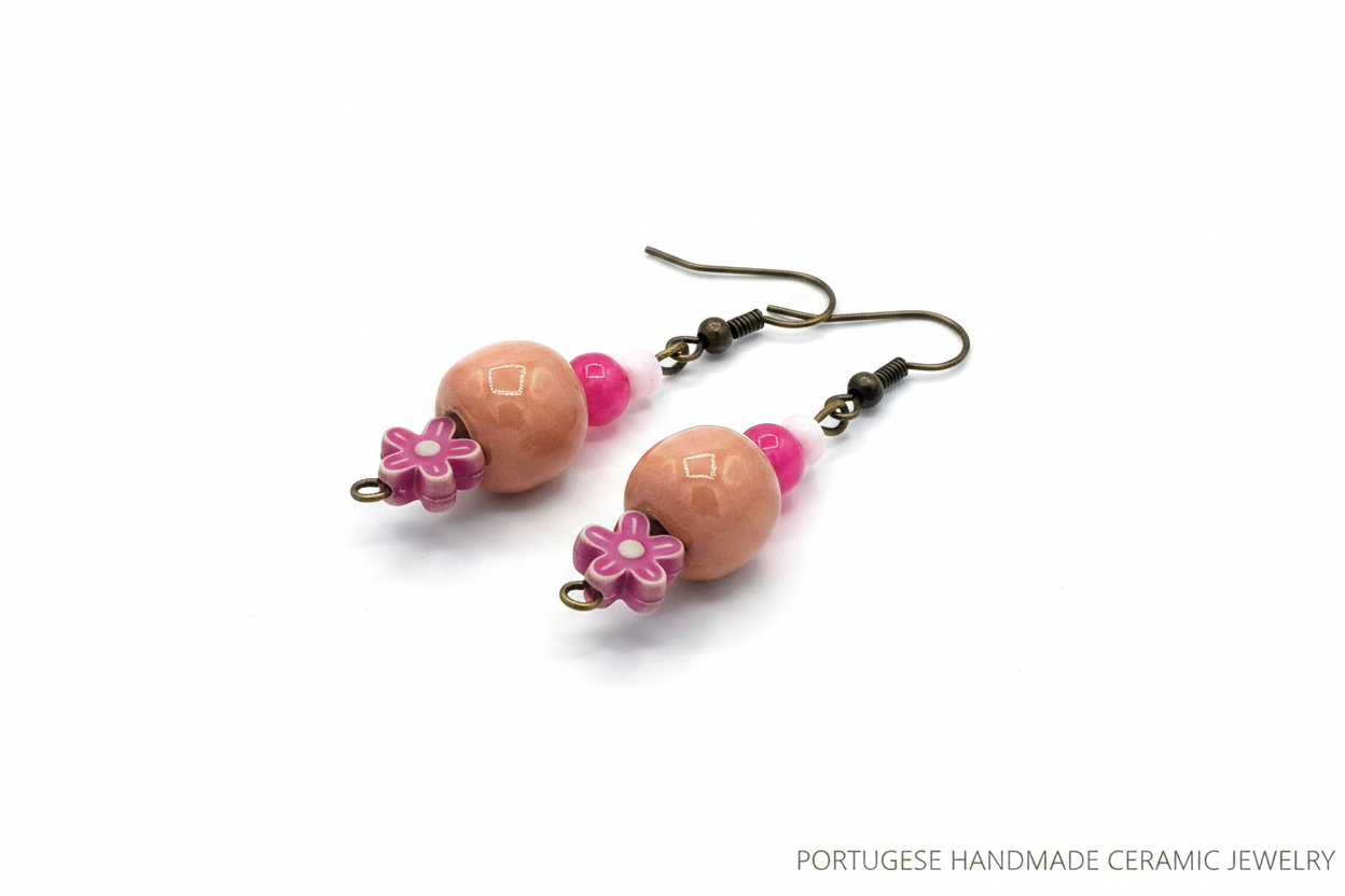 Hero Photo - Pink Dangle Earrings