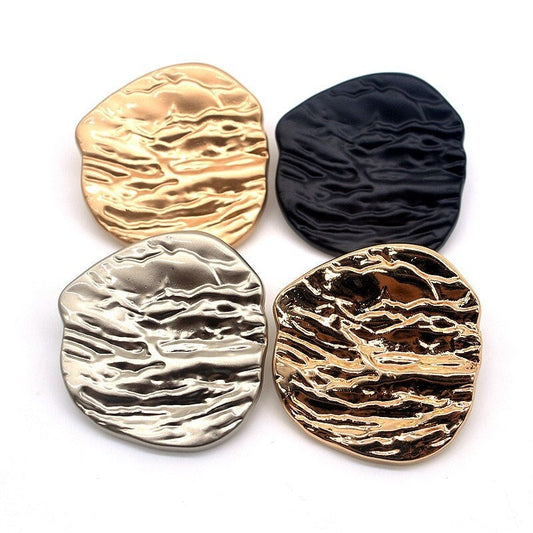 Extra Large Metal Shank Button 30mm – Decorative Oversized Coat & Blazer Sewing Button